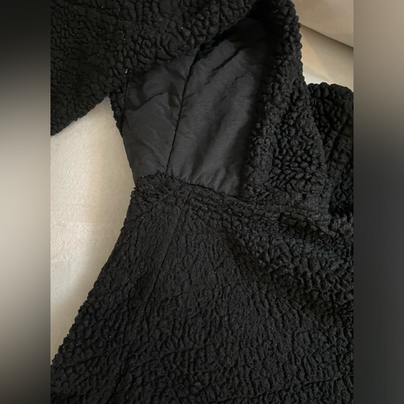 Calvin Klein Performance Teddy Sherpa Zip Up Jacket in Black Size L - Picture 11 of 11
